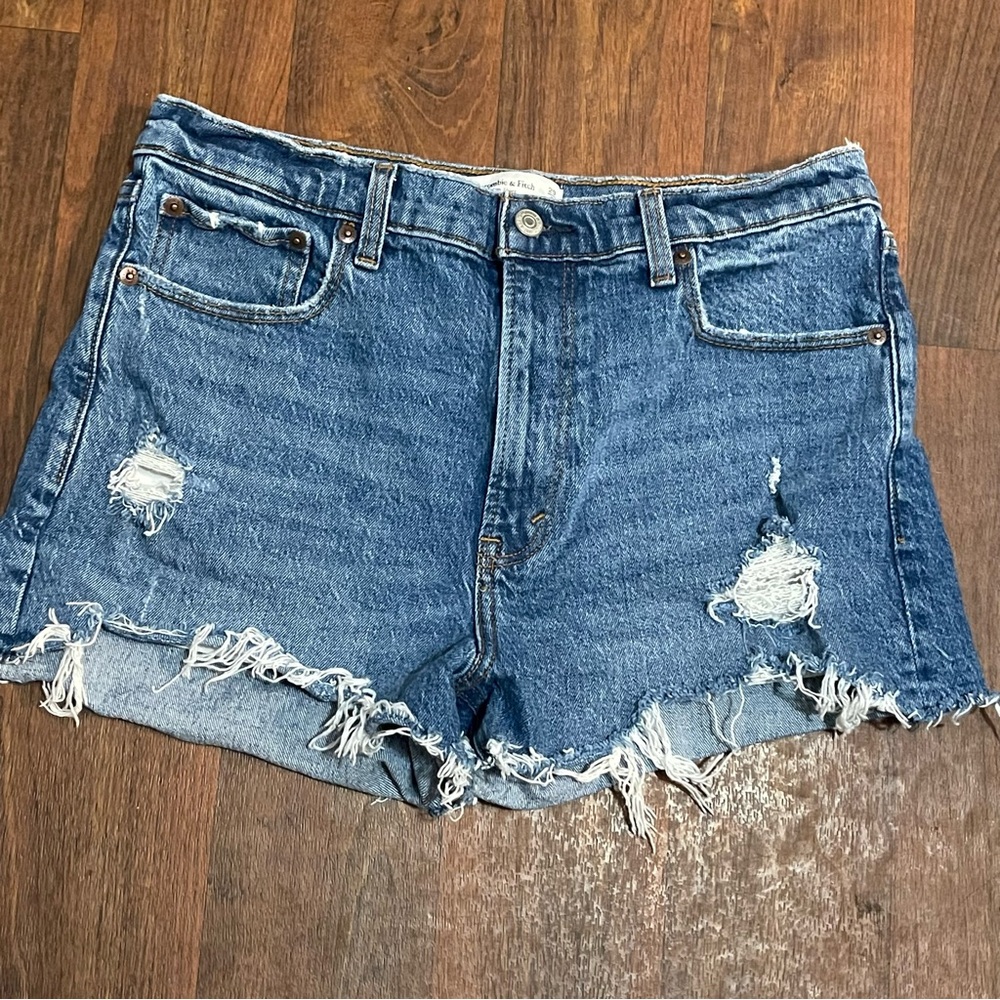Abercrombie & Fitch The Mom Short High Rise Size 8 29